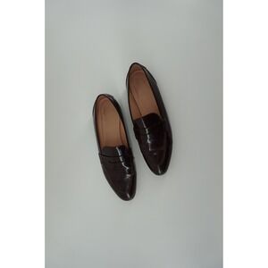 J.Crew Academy Penny Loafers Classic Preppy Dark Academia Burgundy 9.5